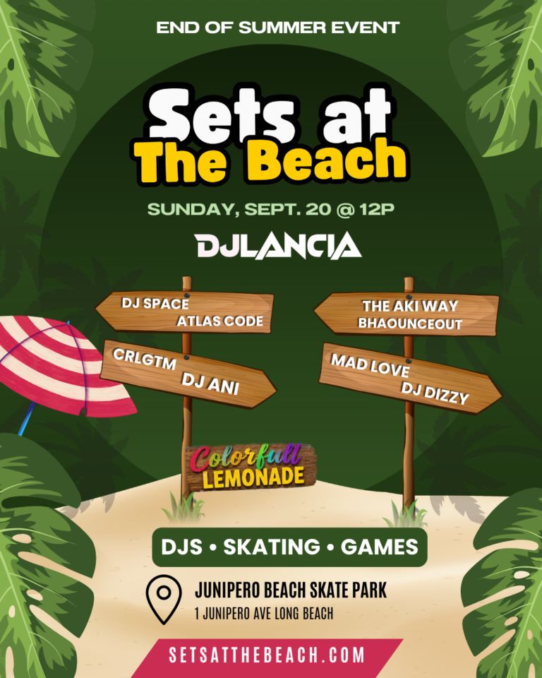 Sets At The Beach End Of Summer Event September 20